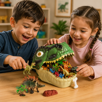 Thumbnail for DinoWorld – Creativo y realista – Juego de juguetes «Cabeza de dinosaurio»