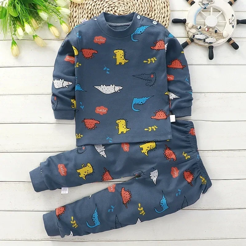 SleepBuddy – Suave y cómodo – Conjunto de pijama infantil de manga larga