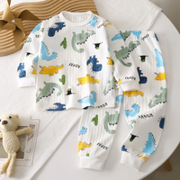 Thumbnail for LittleDreamer – Suave y cálido – Conjunto de ropa de dormir de algodón para niños