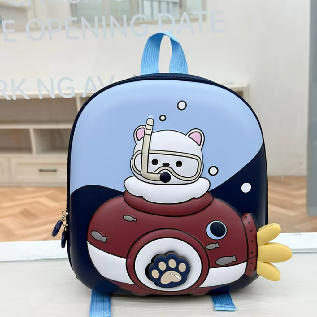 KiddoPack – Bonita y práctica: mochila infantil con patita luminosa