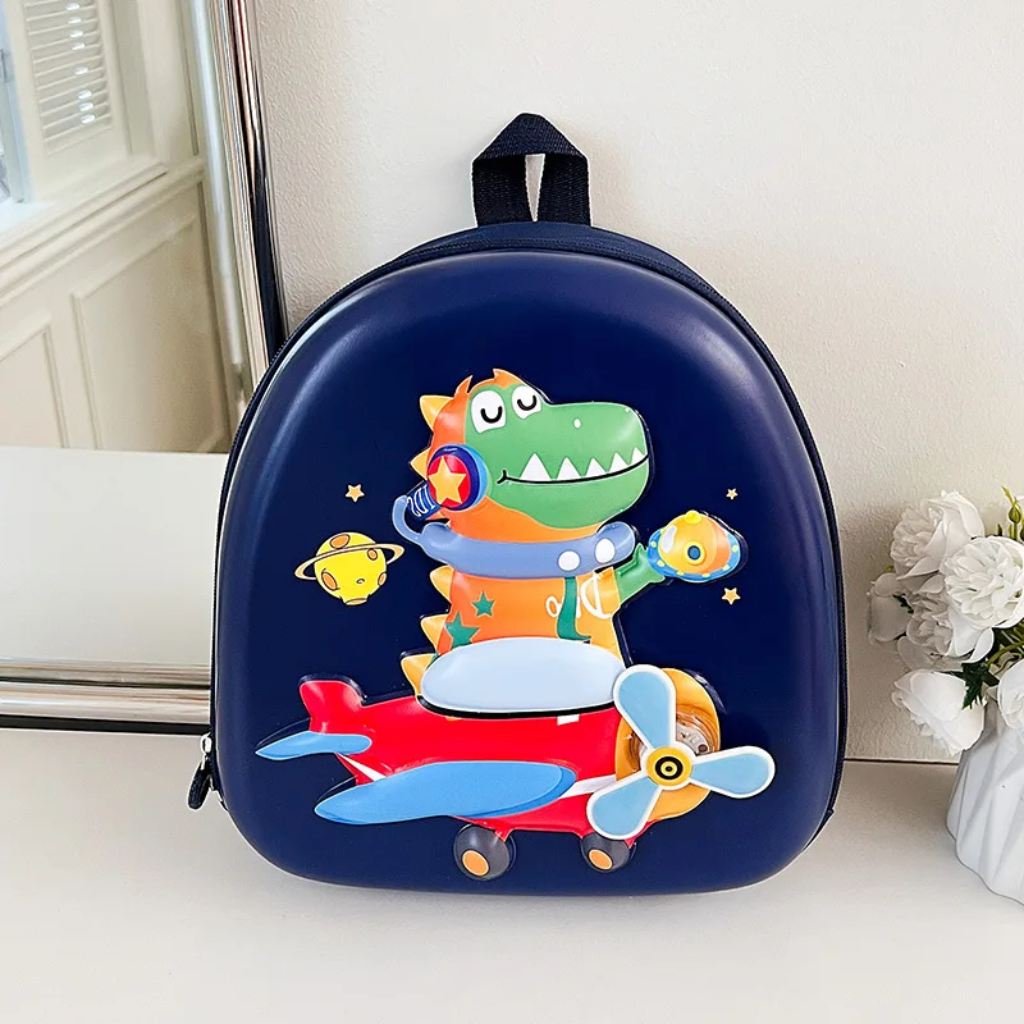 SchoolMate – Ligera y espaciosa – Mochila de dibujos animados con luz y música