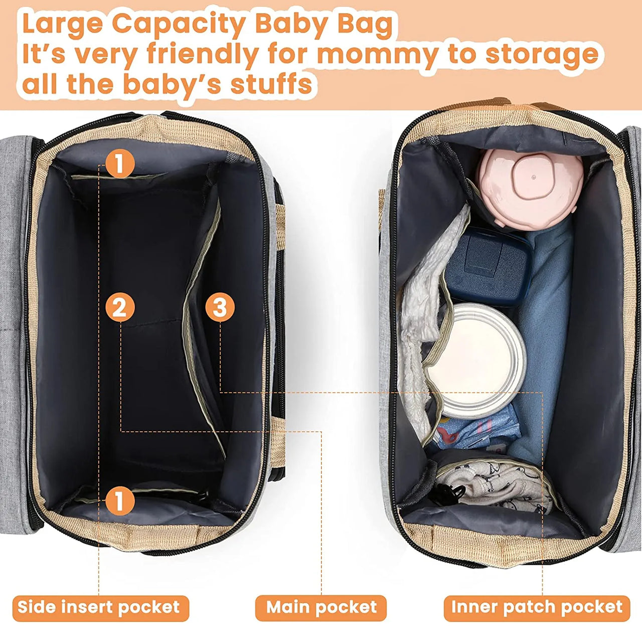 Baby Backpack™ - Fular portabebés multifunción - Mochila para Bebés