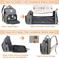 Thumbnail for Baby Backpack™ - Fular portabebés multifunción - Mochila para Bebés