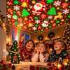 HolidayBeam – Festivo y acogedor: proyector navideño USB con patrones de luz