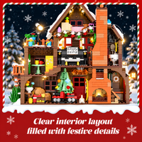 Thumbnail for ChristmasHome – Festivo y creativo – Kit de construcción de una casita navideña