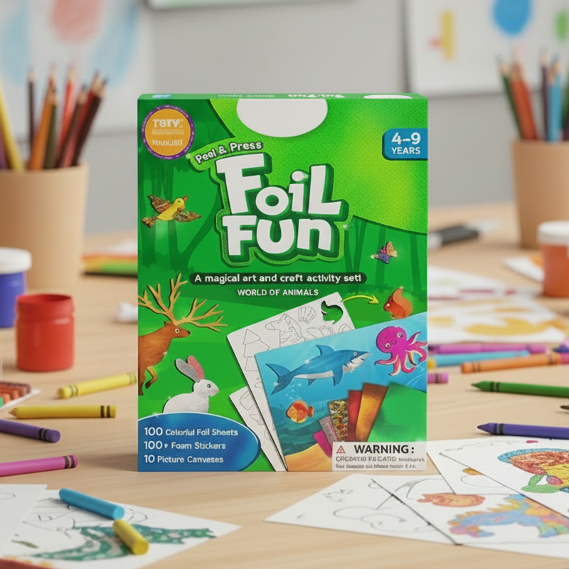 FoilMagic – Lúdico y creativo – Set de arte con pegatinas de plástico