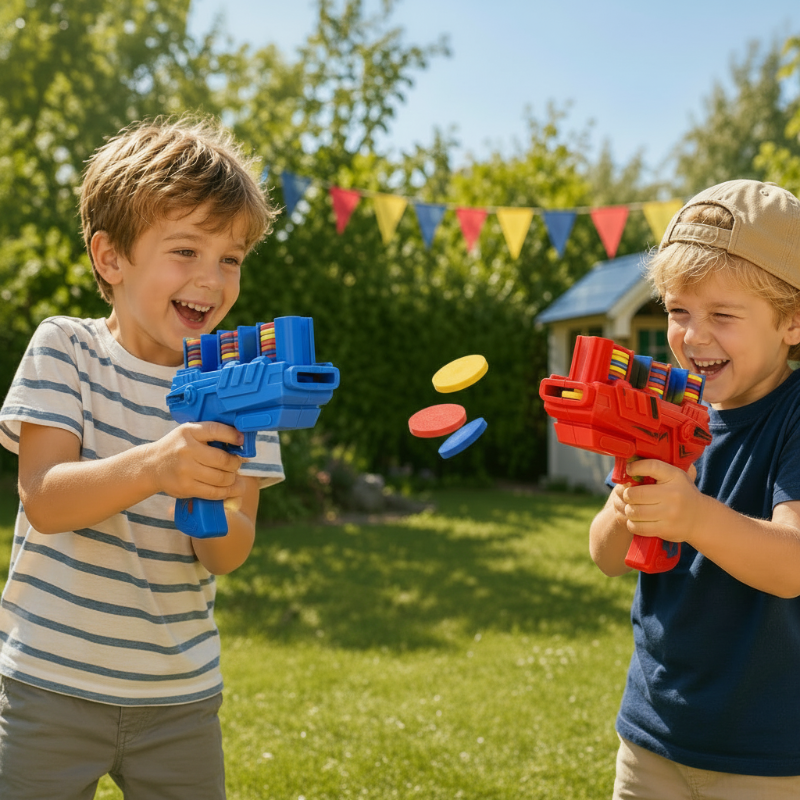 FunGun – Seguro y educativo – Set de juego de tiro con espuma