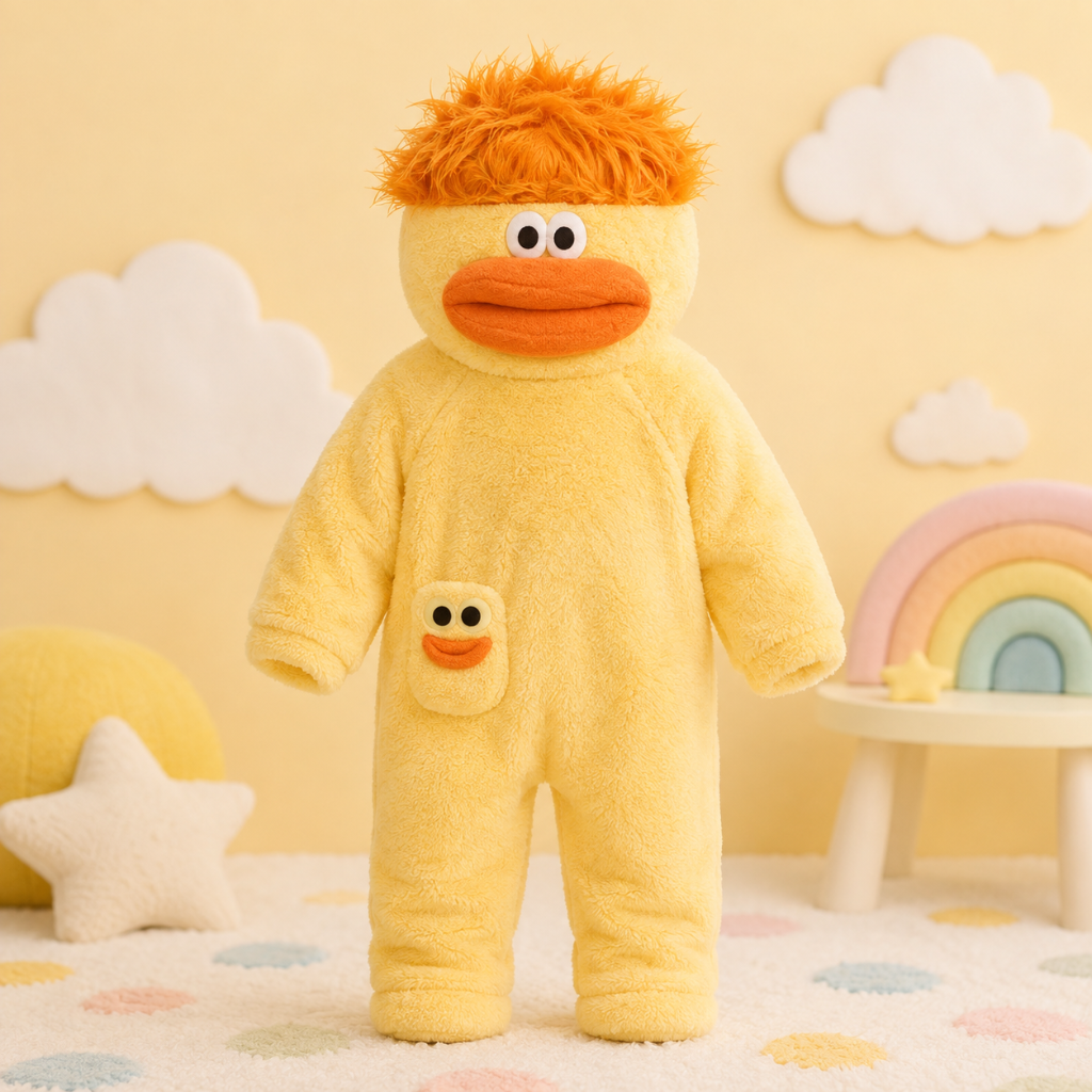 LittleMonster – Cómodo y adorable: mono infantil con un divertido diseño de monstruo