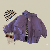 Thumbnail for LiloWear – A prueba de viento y repelente al agua: chaqueta cortavientos con capucha para niños