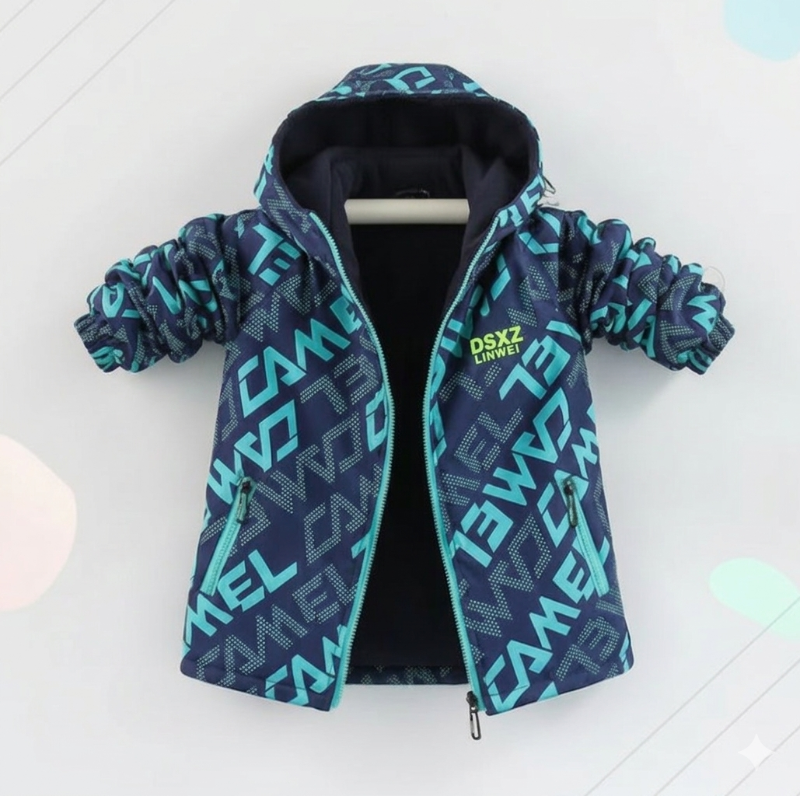 Reversible Kids Jacket – Impermeable y cortavientos – Chaqueta ligera