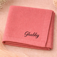 Thumbnail for Personalized Baby Blanket – Suave y única: manta de algodón personalizada con bordado