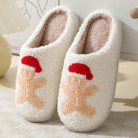 Thumbnail for Northern Lights Kids - Cálido y festivo - Pantuflas de felpa con motivos navideños