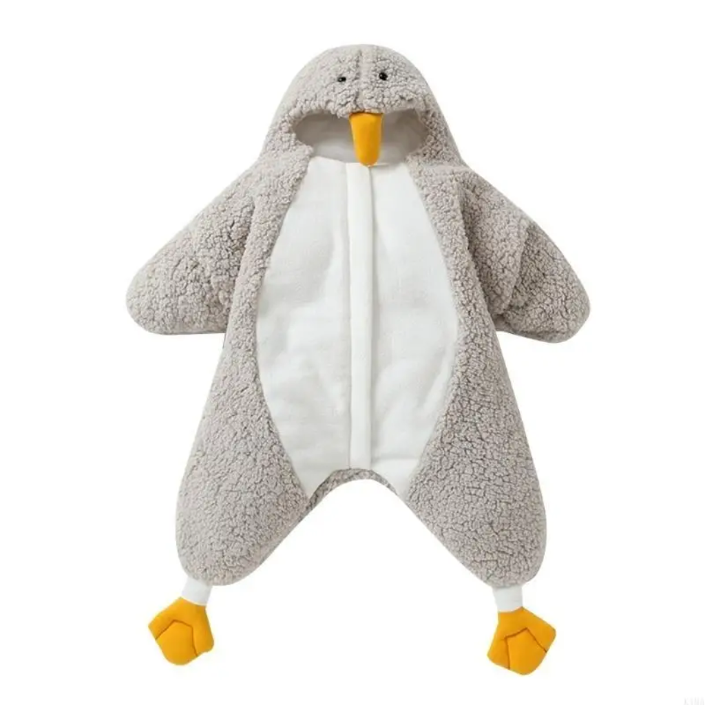 LittlePenguin – Suave y cálido – Saco de dormir tipo mono para bebé «Pingüino»