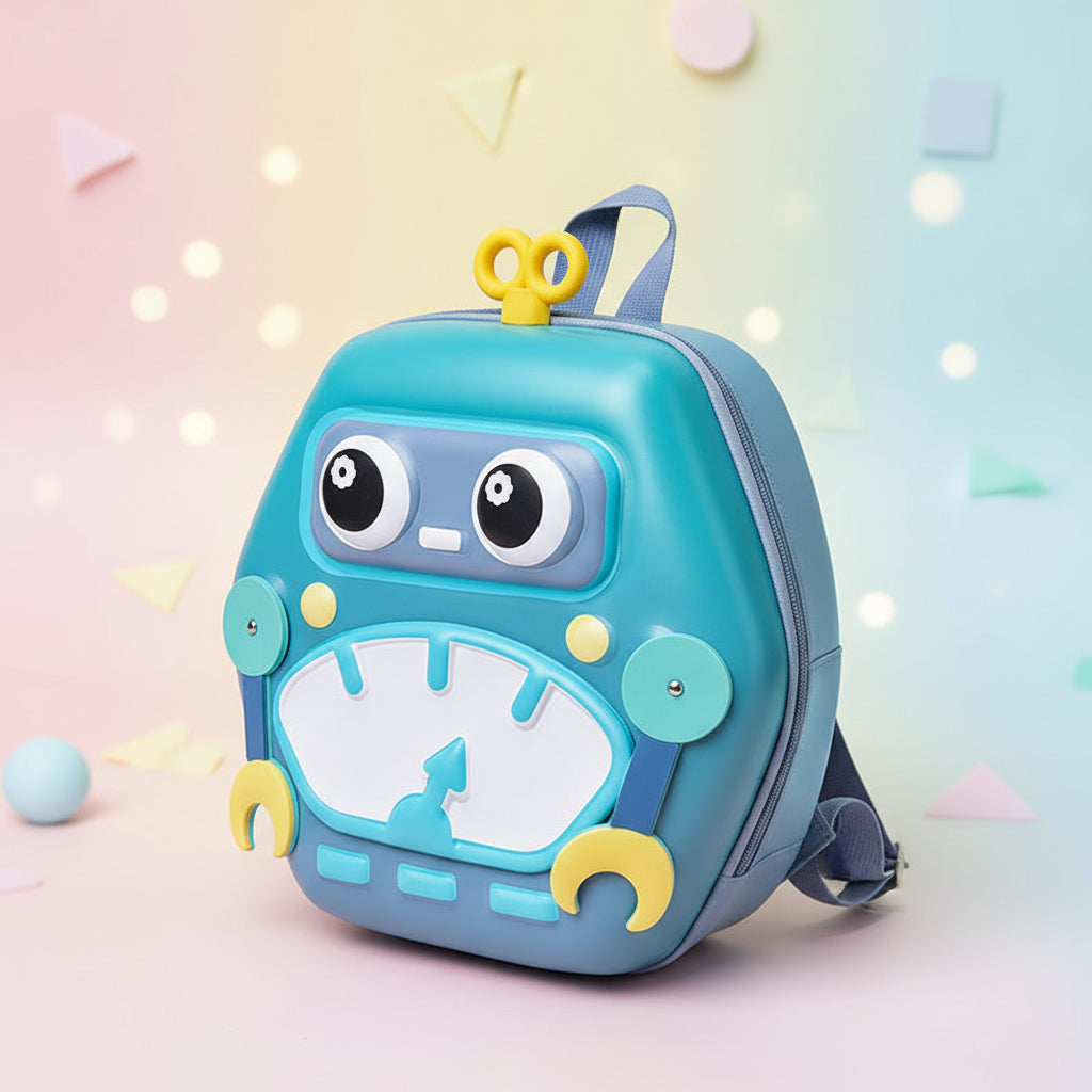 MiniBot – Atrevido y práctico: mochila infantil con diseño de robot