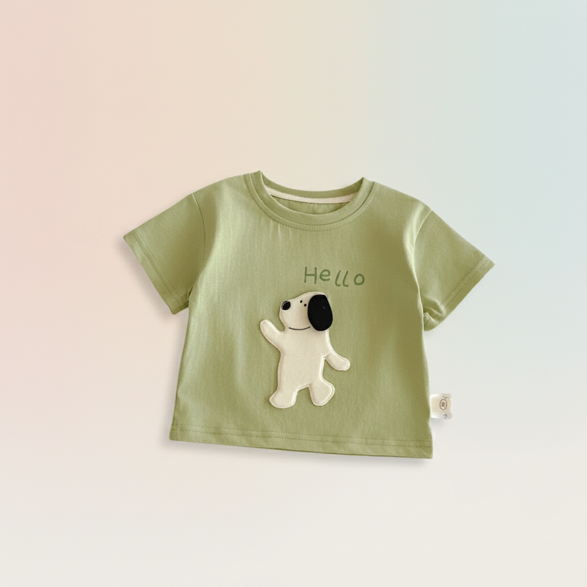 LittlePatch – Dibujos animados y diversión  – Camiseta infantil con parches de dibujos animados