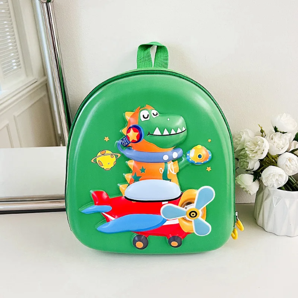 SchoolMate – Ligera y espaciosa – Mochila de dibujos animados con luz y música