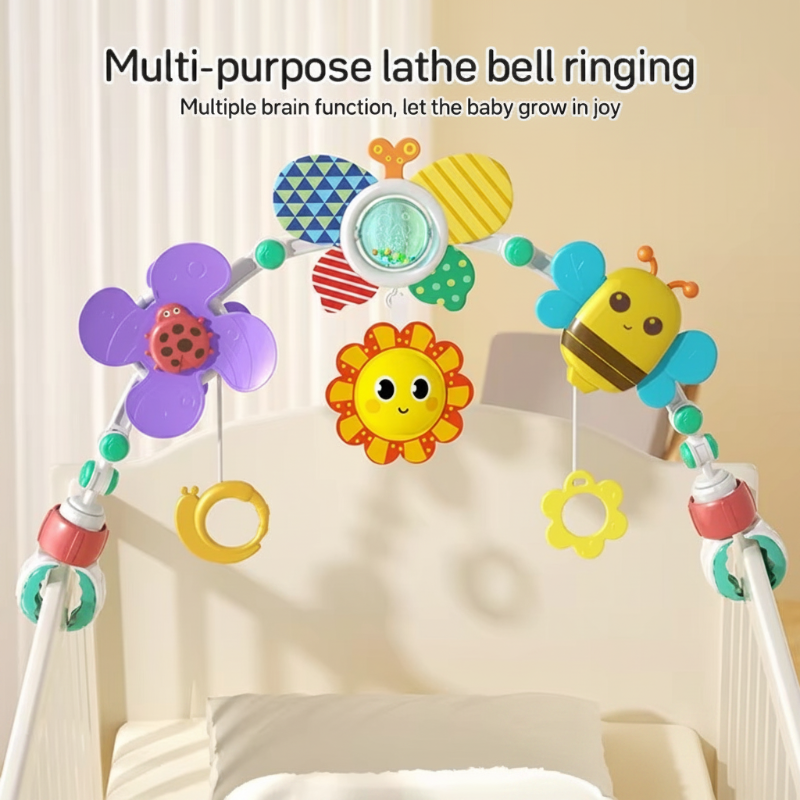 BuzzBloom – Colorido e interactivo – Arco de juegos para bebés