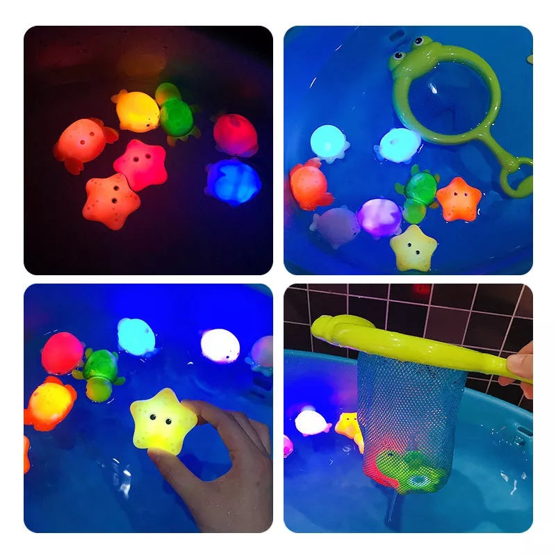 Bath Buddies™ - Adorables animales luminosos para el baño - Juguetes luminosos para el baño