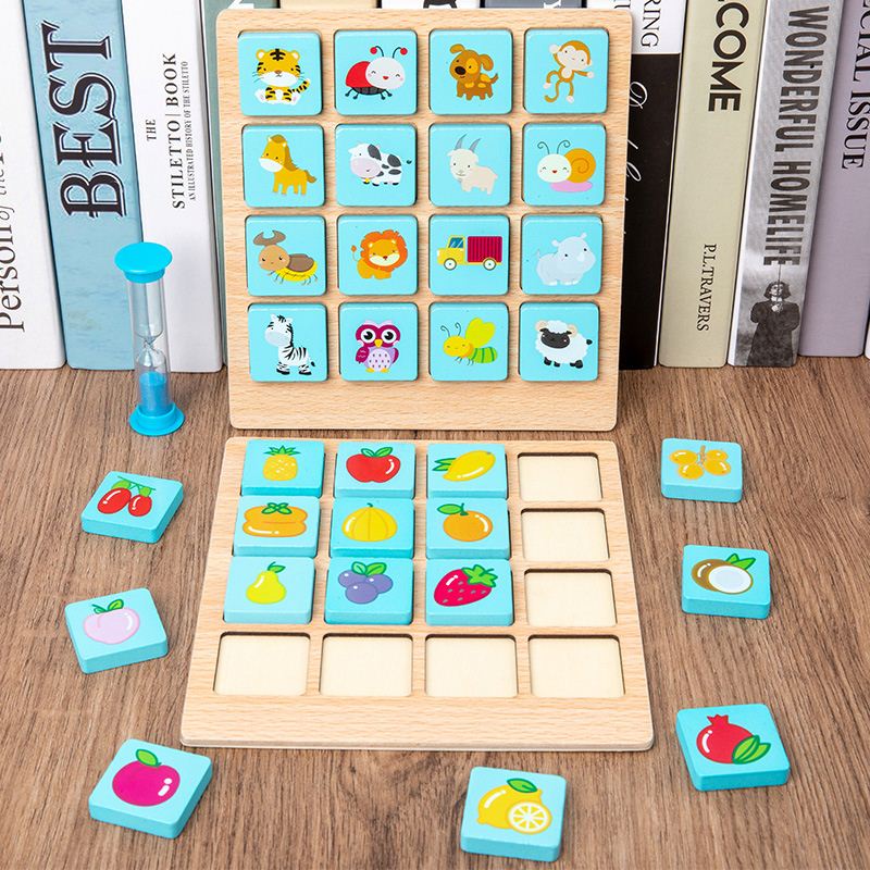 Memory Card Game™ | Ejercicio cerebral para los más pequeños - Juego de cartas de memoria