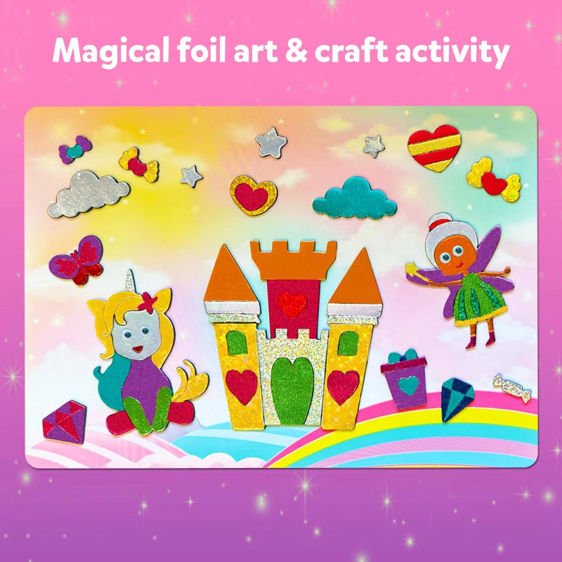FoilMagic – Lúdico y creativo – Set de arte con pegatinas de plástico