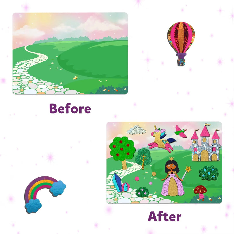 FoilMagic – Lúdico y creativo – Set de arte con pegatinas de plástico