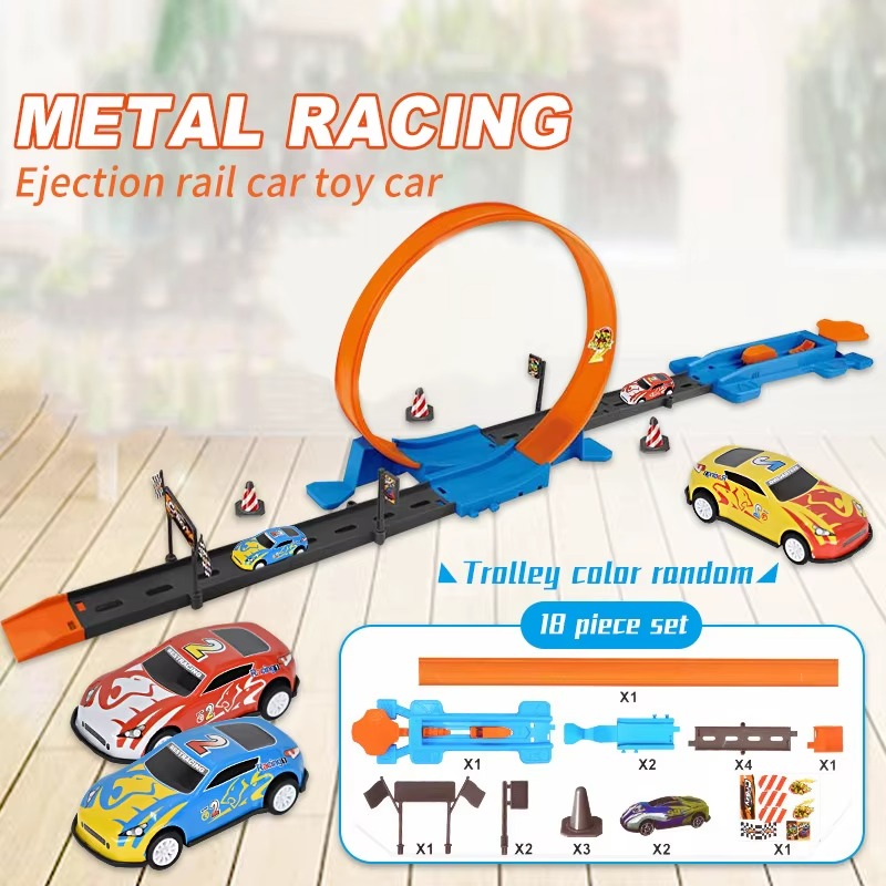 Double Race Track™ - Creatividad y diversión - Circuito en bucle
