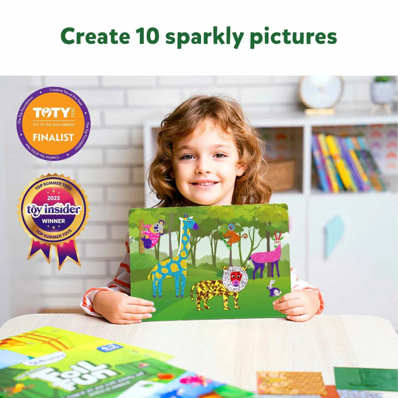 FoilMagic – Lúdico y creativo – Set de arte con pegatinas de plástico