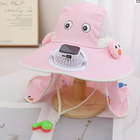 Thumbnail for HappyShade – Protección solar y refrigeración – Sombrero de verano para niños con ventilador