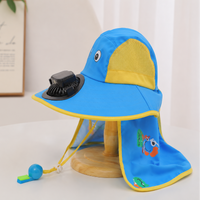 Thumbnail for HappyShade – Protección solar y refrigeración – Sombrero de verano para niños con ventilador