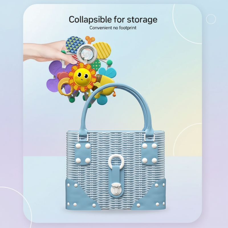 BuzzBloom – Colorido e interactivo – Arco de juegos para bebés