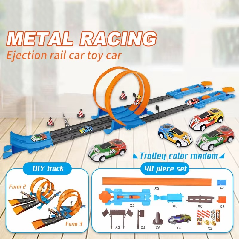 Double Race Track™ - Creatividad y diversión - Circuito en bucle