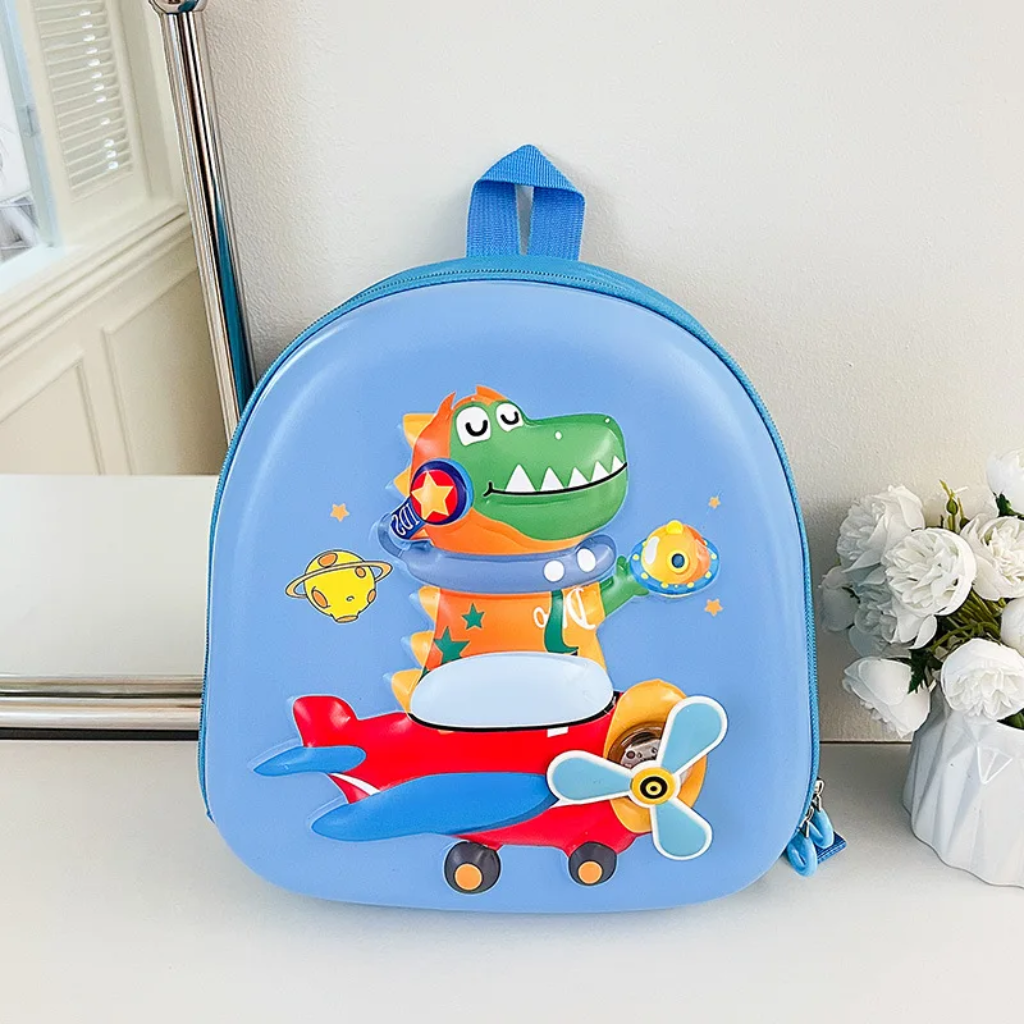 SchoolMate – Ligera y espaciosa – Mochila de dibujos animados con luz y música