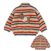 Thumbnail for WarmHug – Cómoda y moderna: chaqueta de forro polar para niños con estampados divertidos