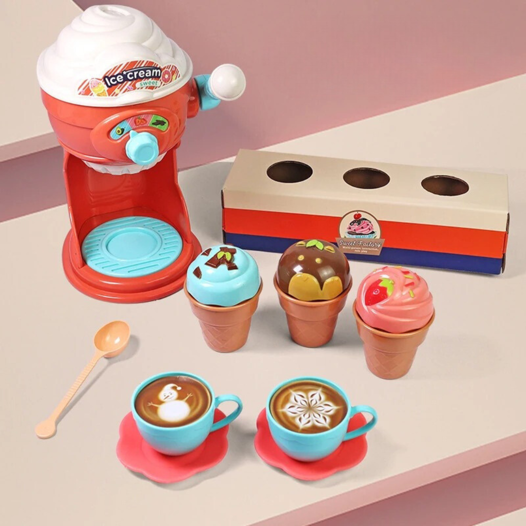 Ice Cream Maker Set™ - Pequeños Maestros Heladeros - Set para fabricar helados