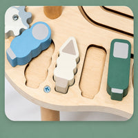 Thumbnail for WoodMaze – Divertido y educativo – Mesa de actividades de madera con laberinto de cuentas