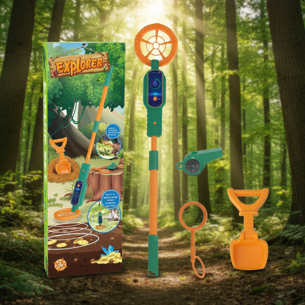 TreasureSeekers – Educativo y emocionante: detector de metales para niños