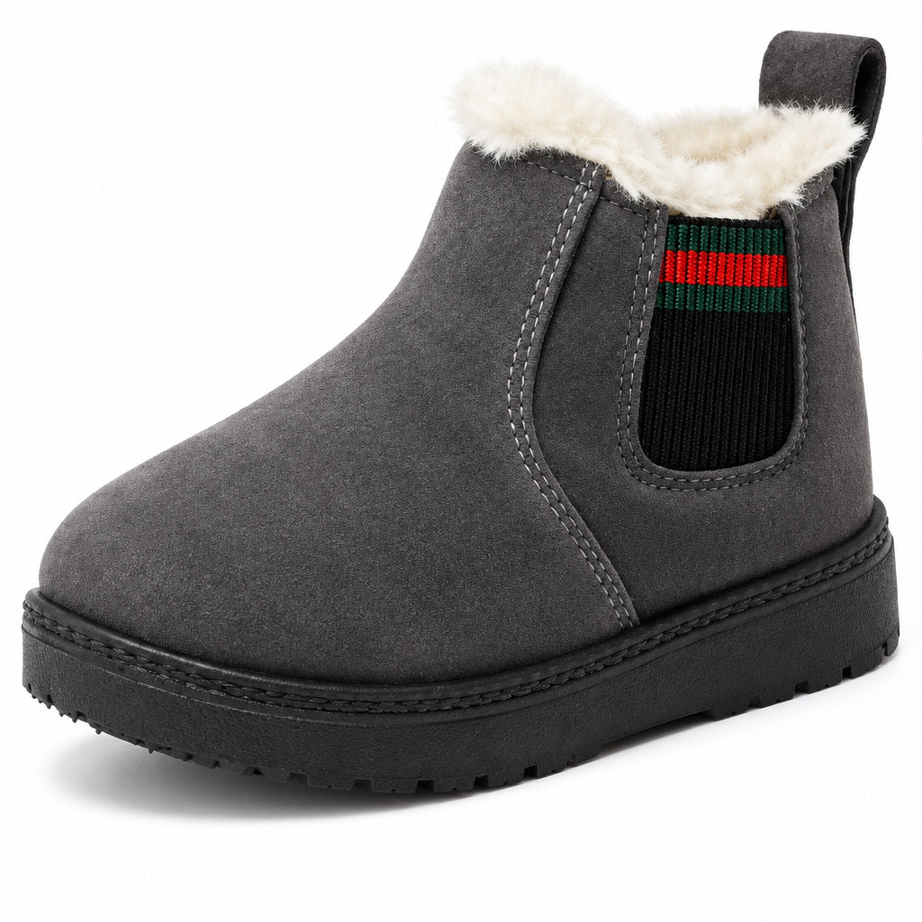 SnowySteps – Cálidas y suaves: botitas de invierno para bebé con forro de felpa
