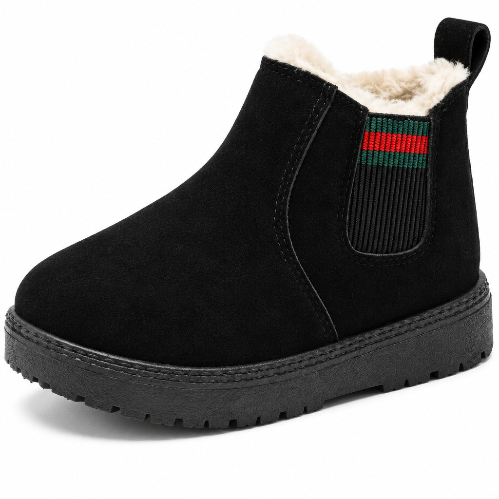 SnowySteps – Cálidas y suaves: botitas de invierno para bebé con forro de felpa