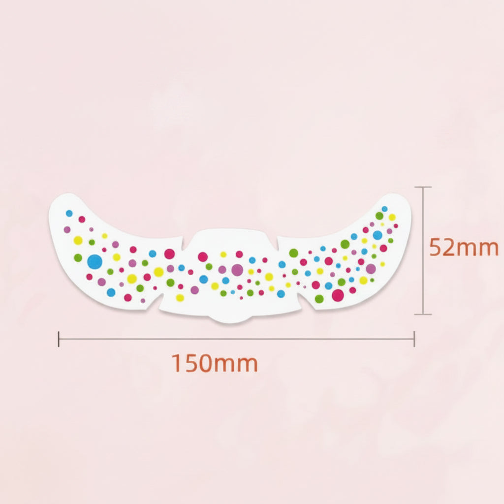 PartyFreckles – Colorido y festivo – Pegatinas temporales para la cara (juego de 6)