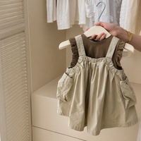 Thumbnail for LittleStar – Comodidad y estilo: vestido infantil con volantes para un look veraniego
