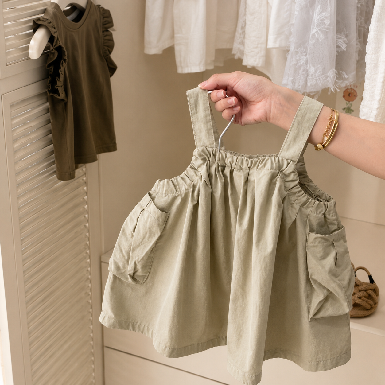 LittleStar – Comodidad y estilo: vestido infantil con volantes para un look veraniego