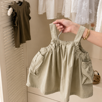 Thumbnail for LittleStar – Comodidad y estilo: vestido infantil con volantes para un look veraniego