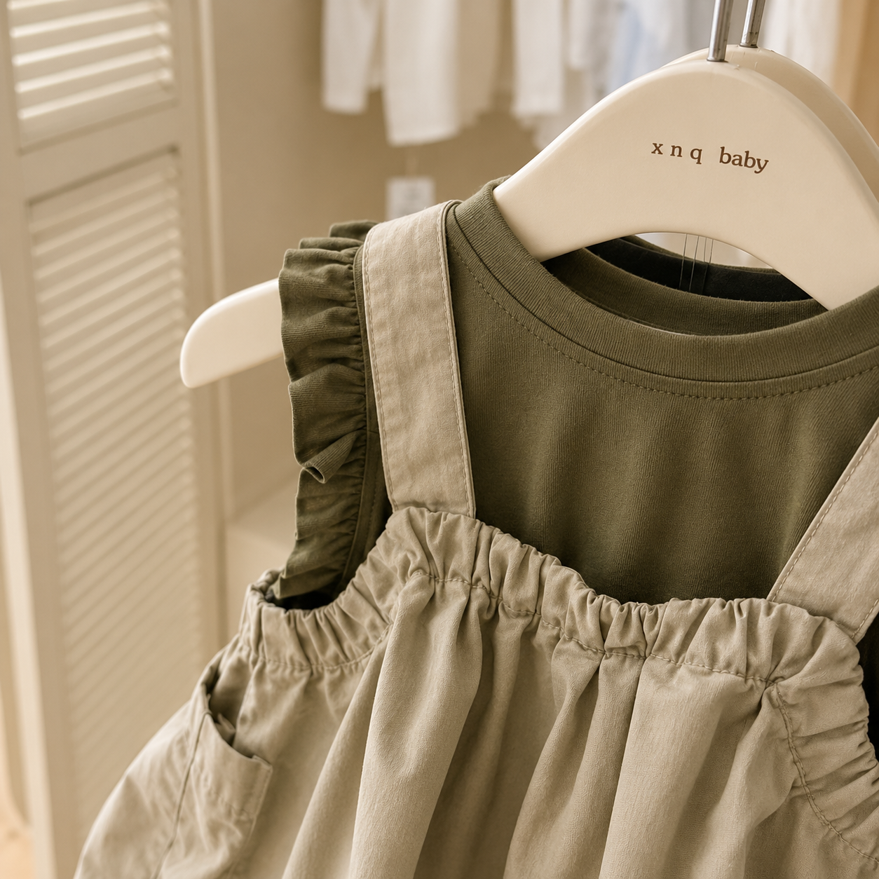 LittleStar – Comodidad y estilo: vestido infantil con volantes para un look veraniego