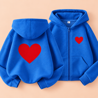 Thumbnail for LittleLove – Suave y tierno – Sudadera con capucha para niños con estampado de corazones
