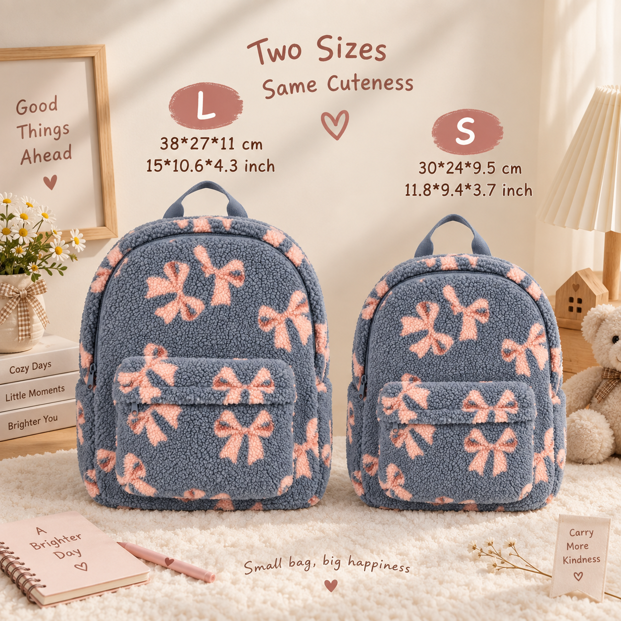 FluffyGo – Adorable & Moderna – Mochila Teddy