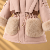 Thumbnail for CozyParka – Cálido y suave – Abrigo de invierno para niñas con cuello de felpa