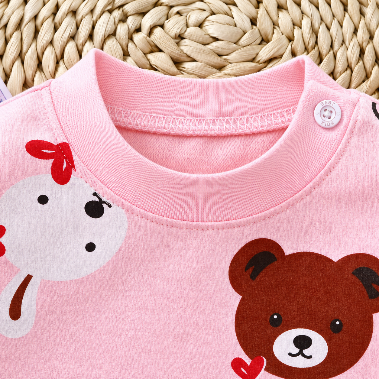 SleepBuddy – Suave y cómodo – Conjunto de pijama infantil de manga larga