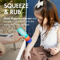 Thumbnail for SunnyKids – Apto para niños y seguro – Aplicador de crema solar recargable