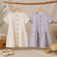 Thumbnail for LunaDress – Elegante y vaporoso: vestido infantil con corte en A