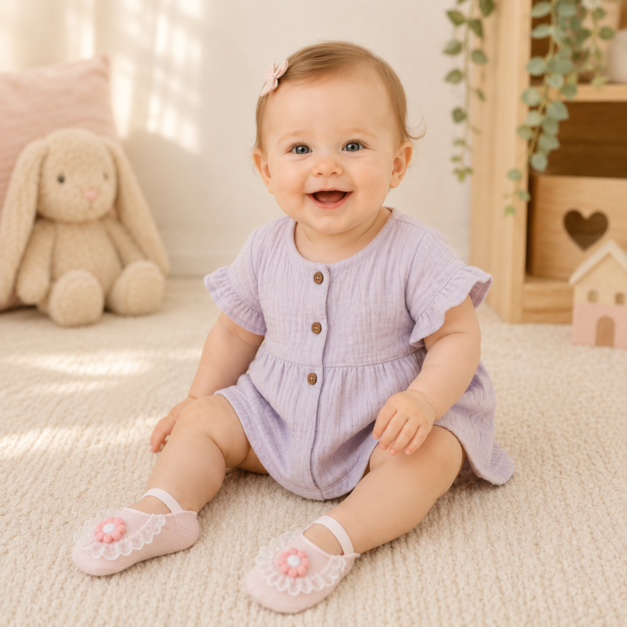 SweetFeet – Suaves y monísimas: calcetines de bebé con flores y encaje